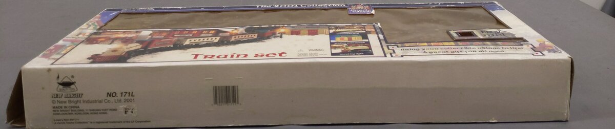 New Bright 171L Dickensville Collectible Five Car Train Set EX/Box