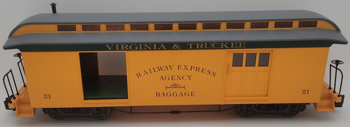 Bachmann 97438 "G" Virginia & Truckee REA Baggage Car EX/Box
