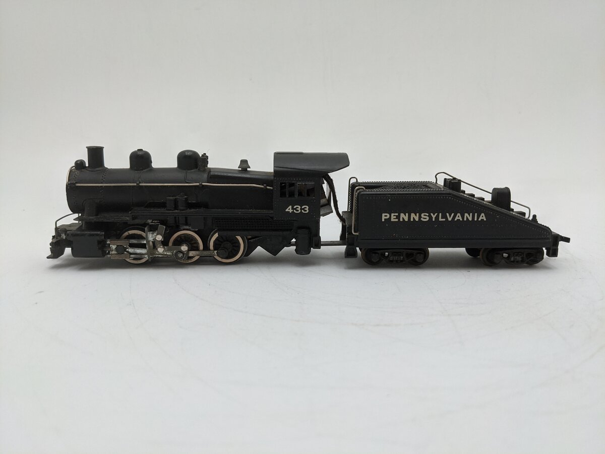 American Flyer 433 HO Pennsylvania 0-6-0 Steam Switcher and Tender VG