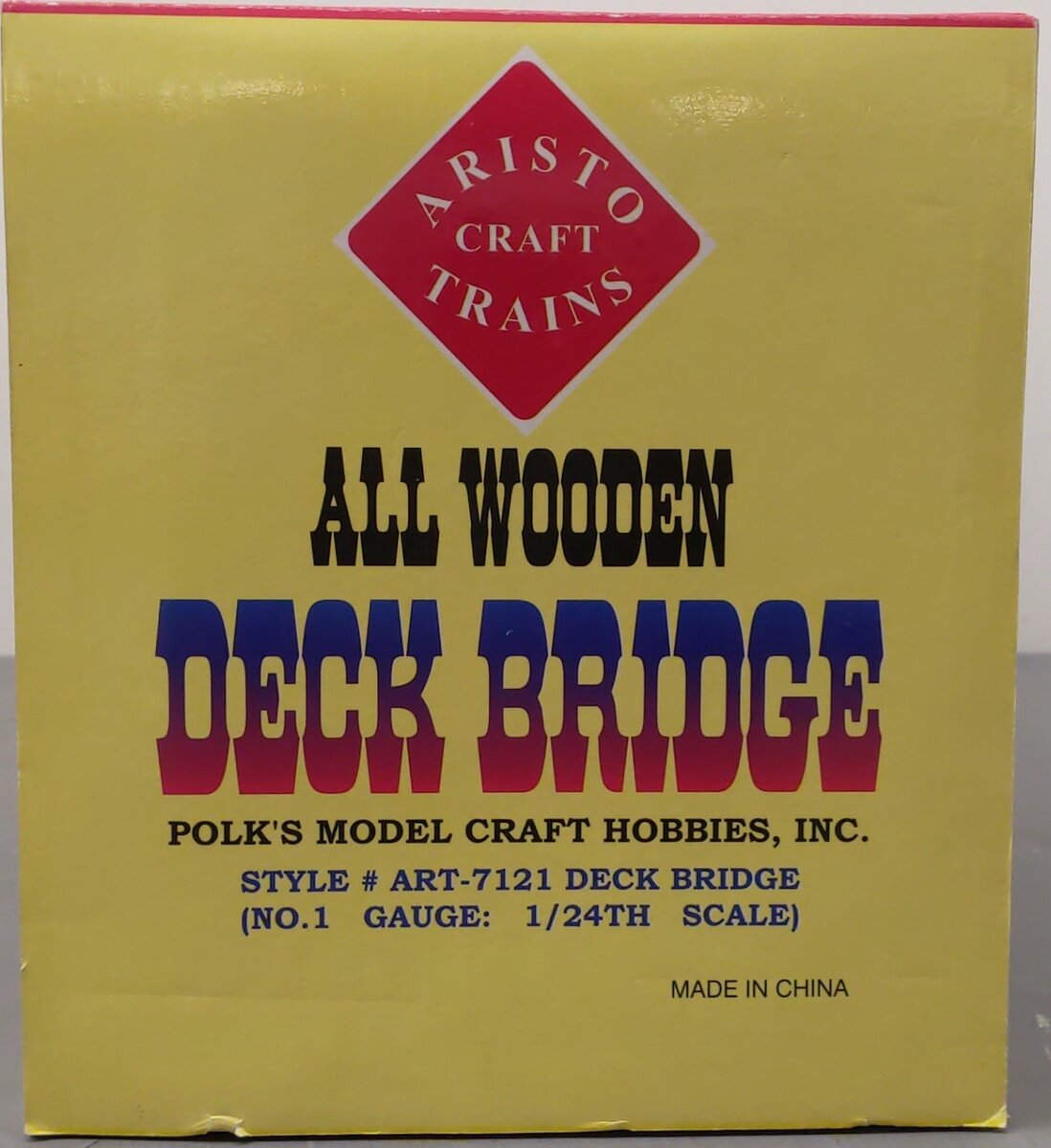 Aristo-Craft 7121 Wooden Deck Bridge EX/Box