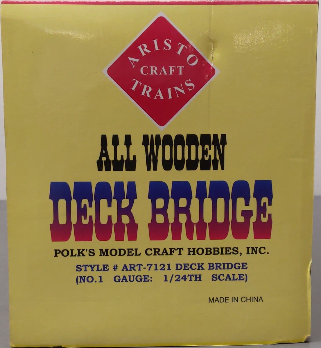 Aristo-Craft 7121 Wooden Deck Bridge EX/Box