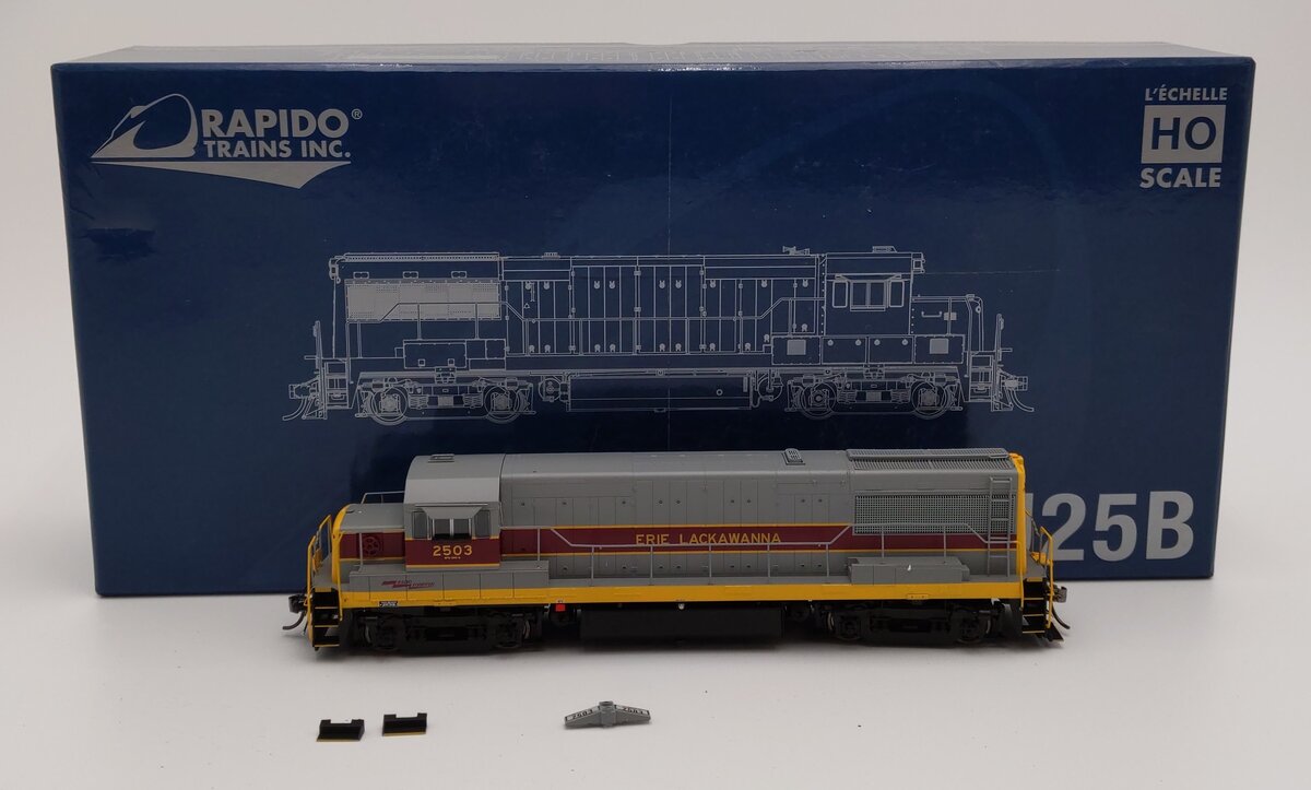 Rapido Trains 035010 HO Scale Erie Lackawanna U25B Diesel Locomotive DCC #2503 EX/Box