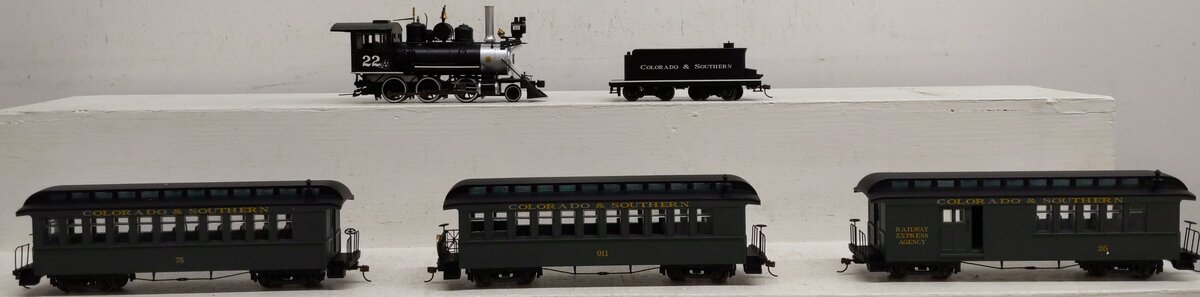 Bachmann 25002 On30 Colorado & Southern Passenger Train Set LN/Box