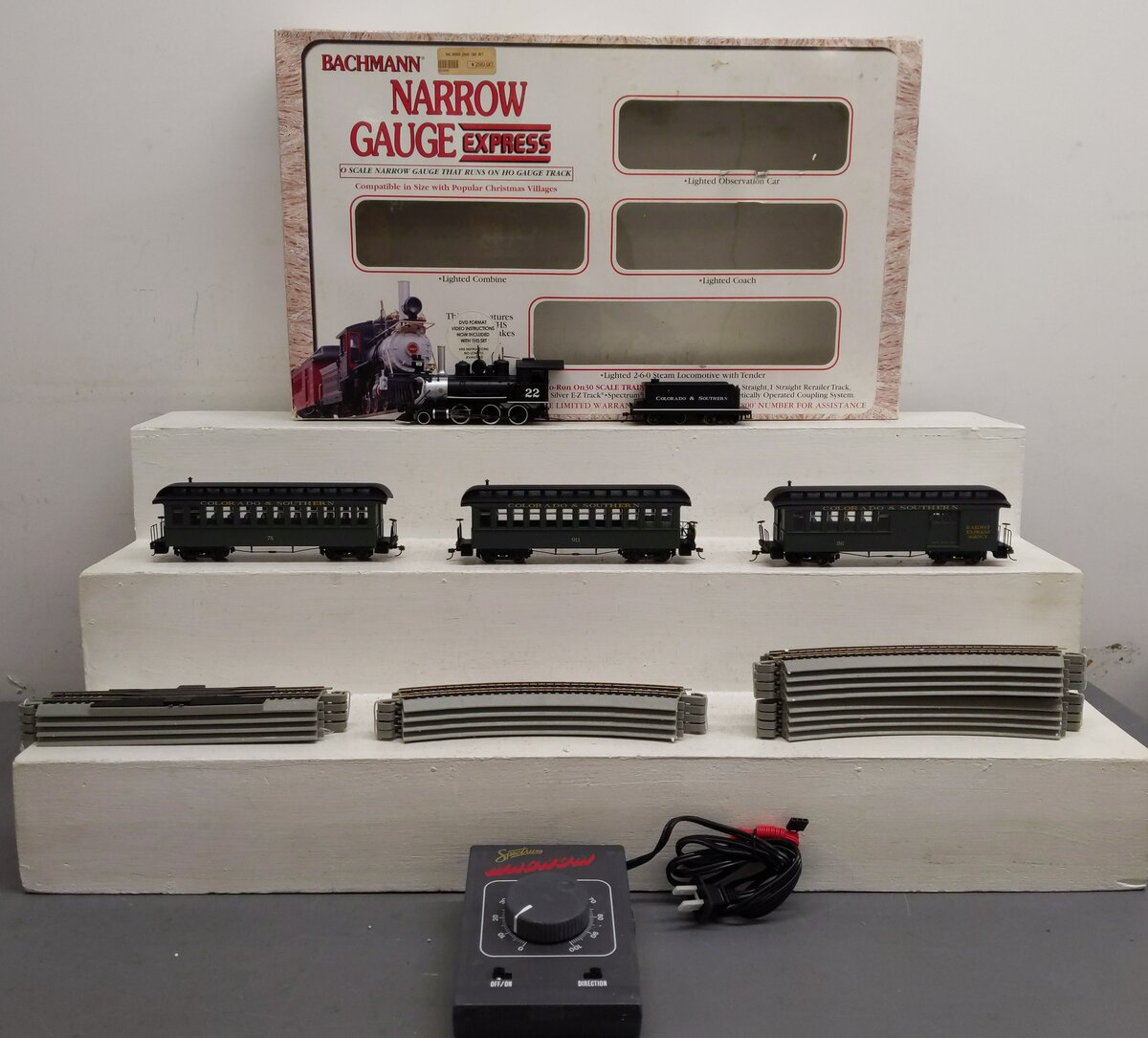 Bachmann 25002 On30 Colorado & Southern Passenger Train Set LN/Box