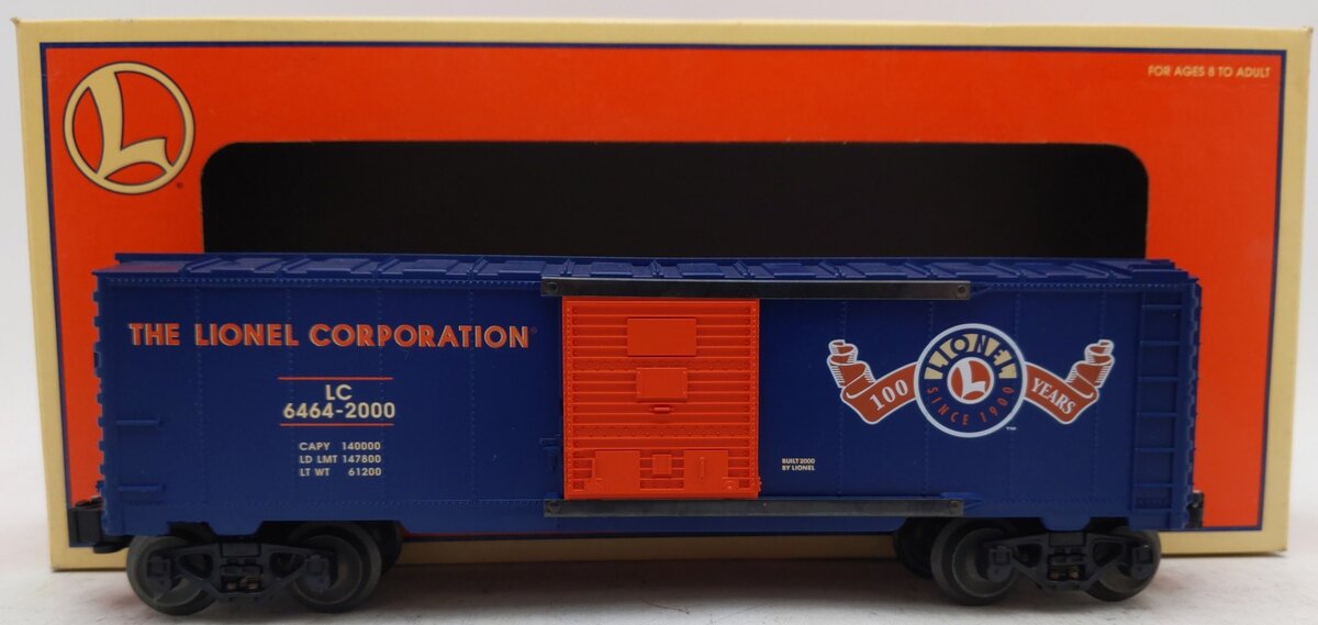 Lionel 6-29298 O Gauge Lionel Lines Boxcar #6464-2000 EX/Box