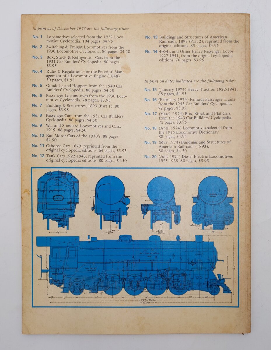 Train Shed Cyclopedia No.18 Paperback Book By Newton K. Gregg VG