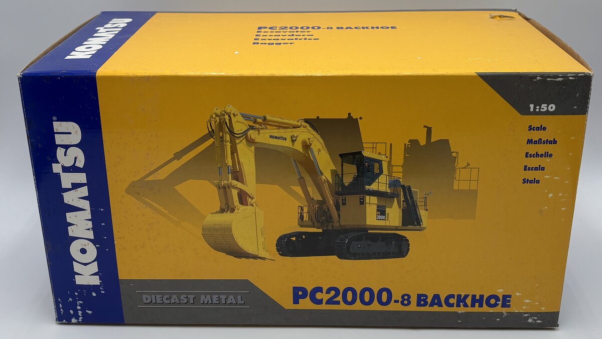 NZG 707 1:50 Komatsu PC2000-8 Backhoe LN/Box