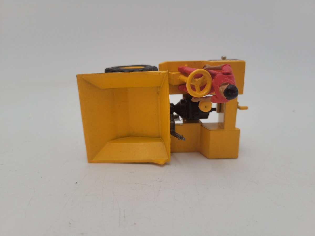 W. Britain 9578 1:32 Scale Yellow Tipping Dump Truck 2B1500 Tipper Skip W/Driver EX/Box