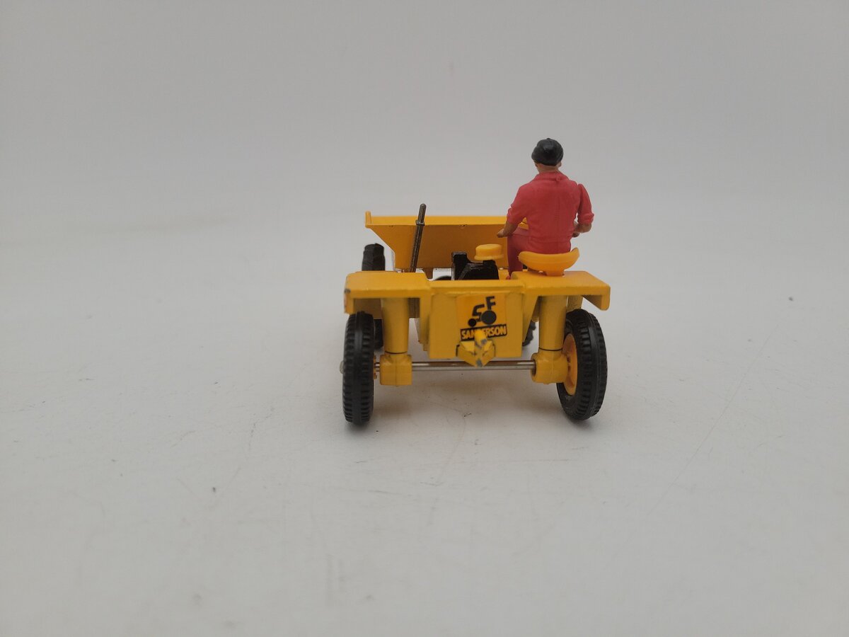 W. Britain 9578 1:32 Scale Yellow Tipping Dump Truck 2B1500 Tipper Skip W/Driver EX/Box