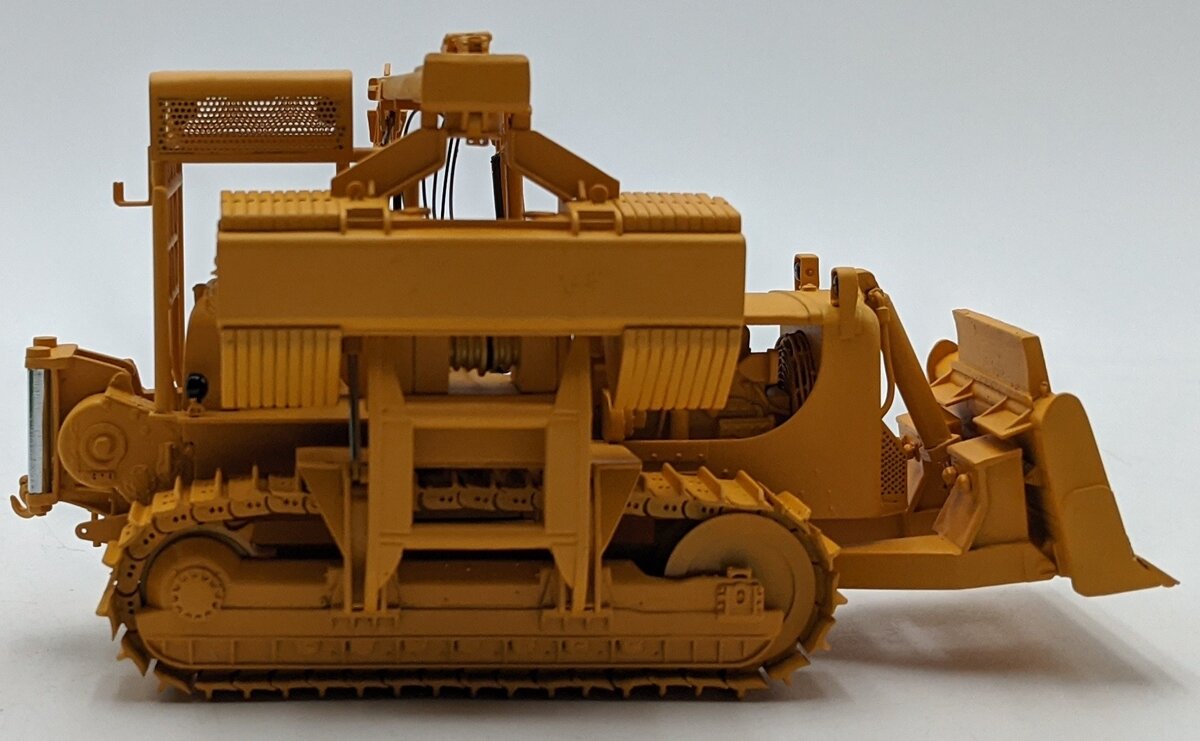 Overland OMI-0804 O Scale Bulldozer W/Side Boom Yellow NIB