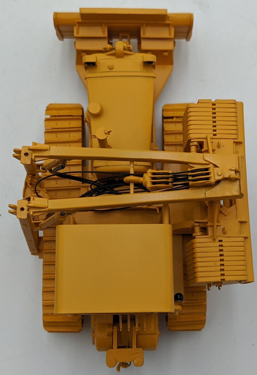 Overland OMI-0804 O Scale Bulldozer W/Side Boom Yellow NIB