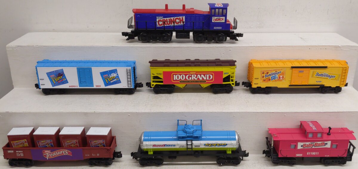 K-Line K-1926 O Gauge Nestle Diesel Locomotive 6 Unit Starter Set EX/Box
