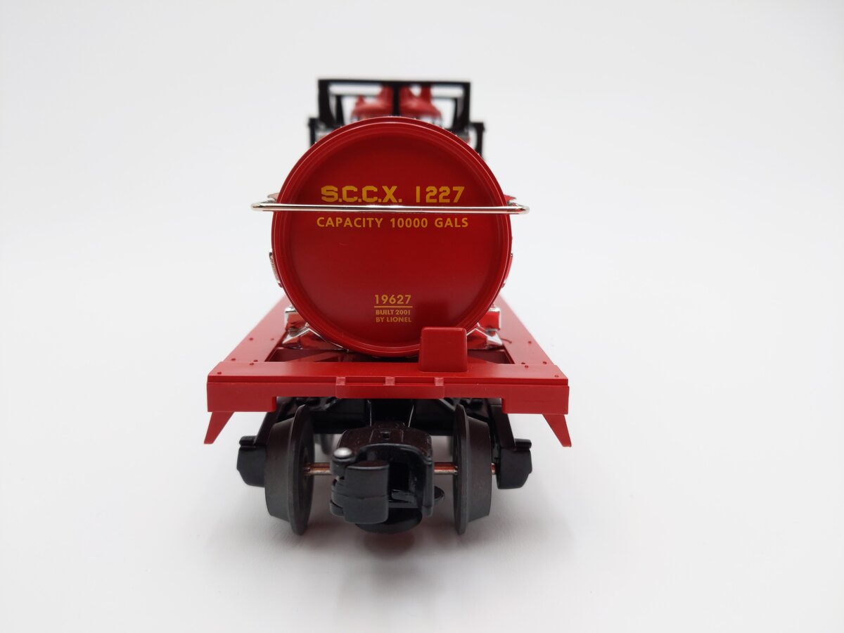 Lionel 6-19627 O Gauge Shell Single Dome Chrome Plated Tank Car #1227 EX/Box