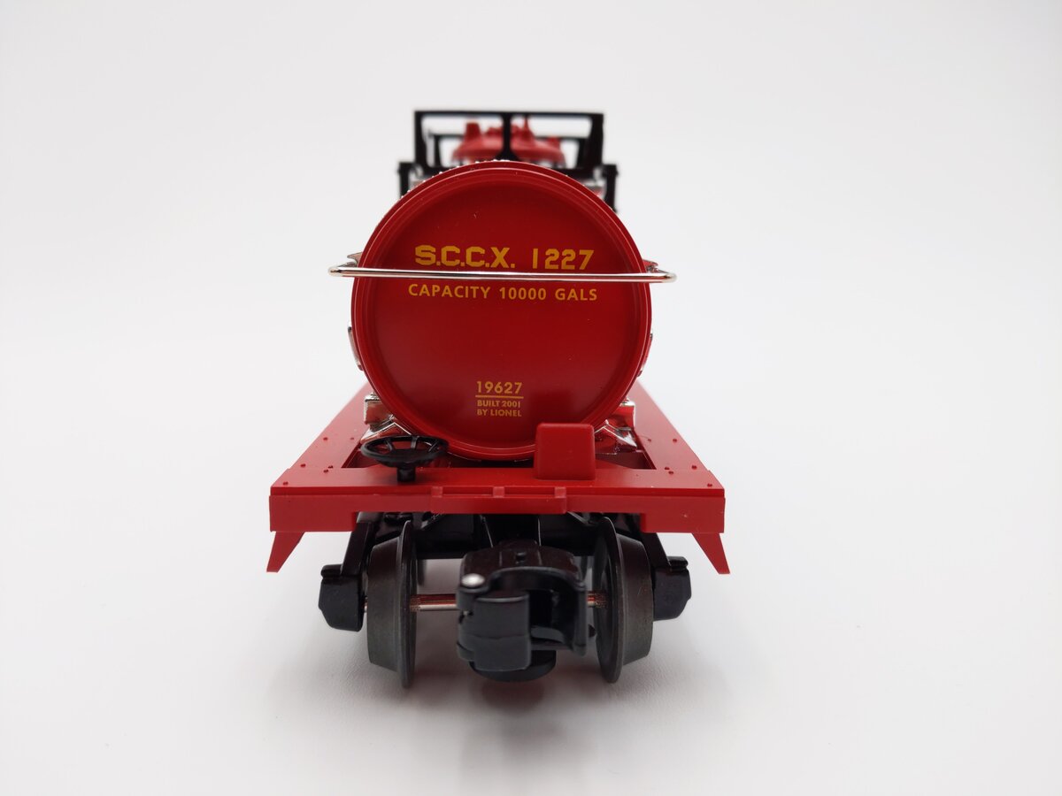 Lionel 6-19627 O Gauge Shell Single Dome Chrome Plated Tank Car #1227 EX/Box