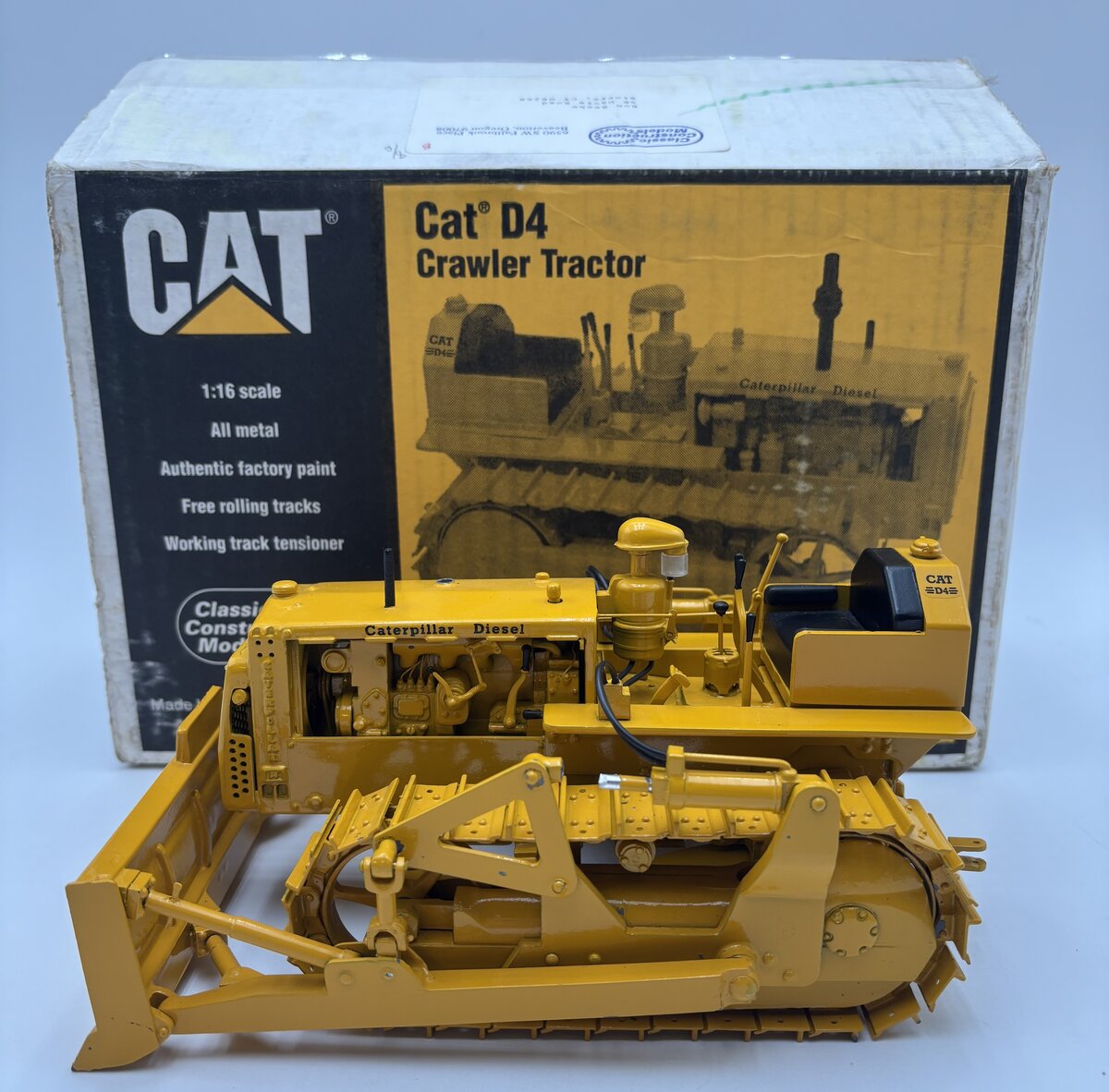 Gilson Riecke 1:16 CAT D4 Crawler Tractor EX/Box