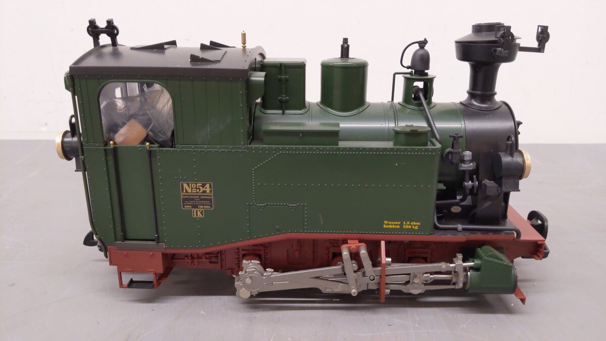 LGB 20980 Saxon State Railway 0-8-0 Class IK Steam Locomotive VG/Box