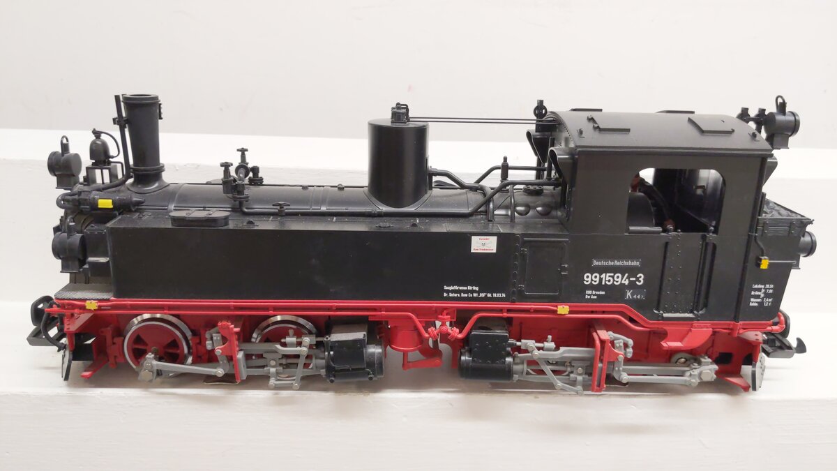 LGB 26844 G DR Era IV Steam Locomotive #991594-3 EX