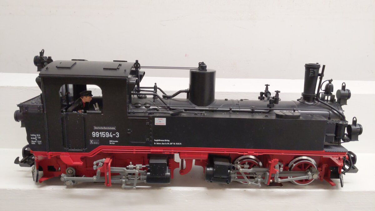 LGB 26844 G DR Era IV Steam Locomotive #991594-3 EX