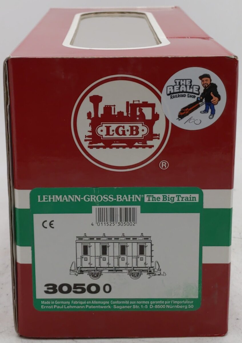 LGB 3050 G European 4-wheel Passenger Car w/Metal Wheels EX/Box