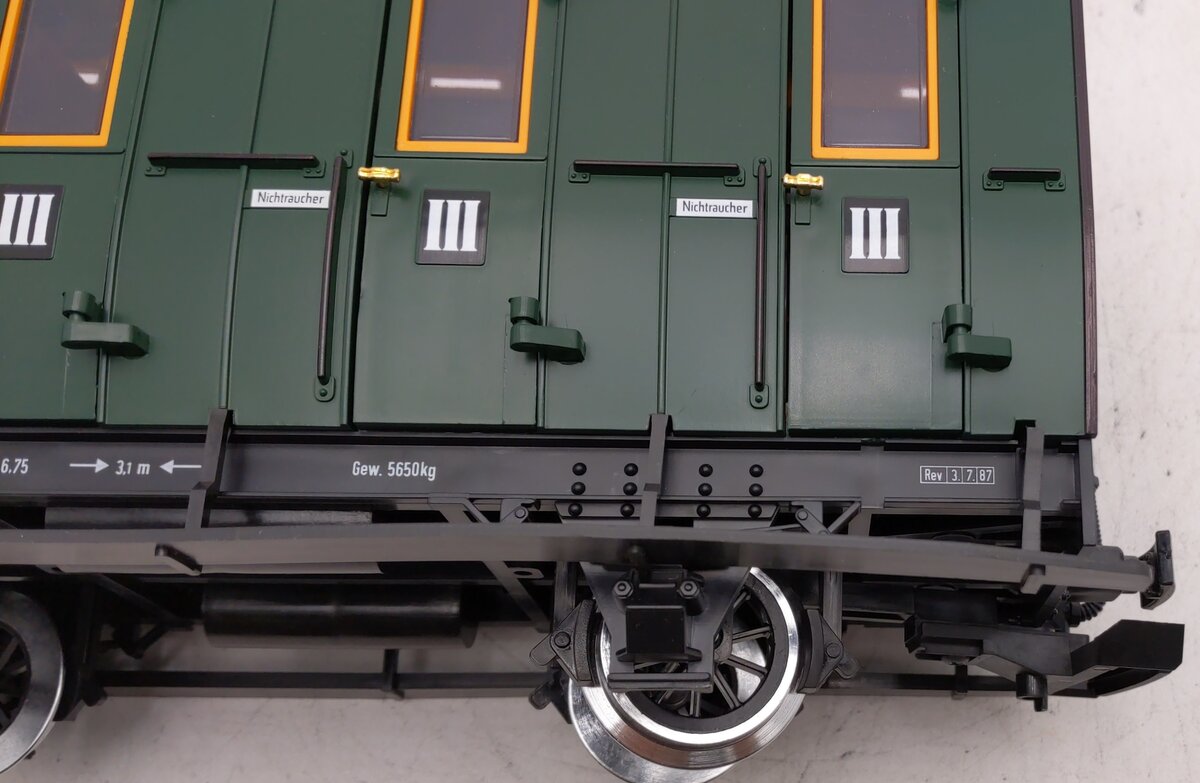 LGB 3050 G European 4-wheel Passenger Car w/Metal Wheels EX/Box
