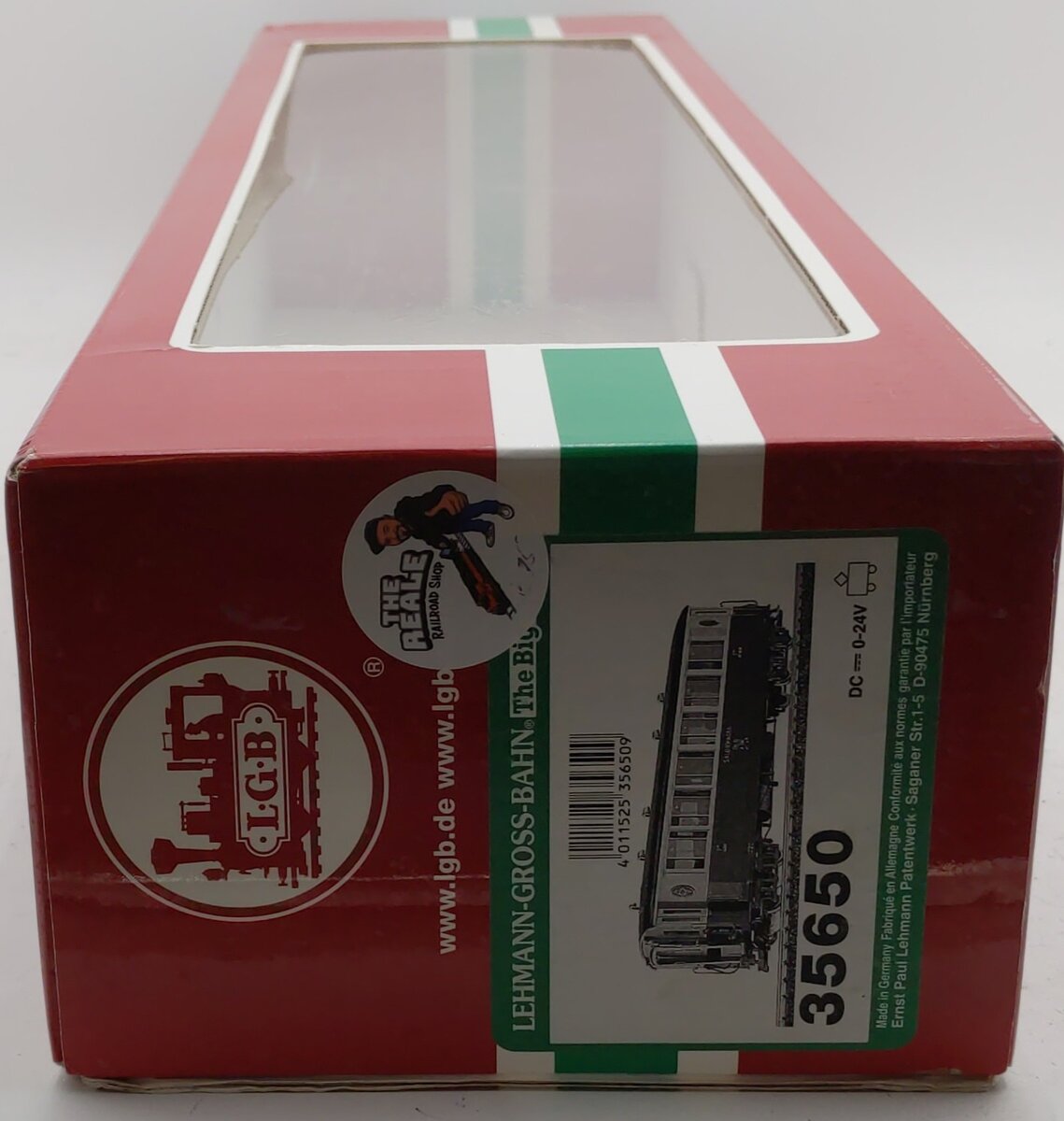 LGB 35650 G Scale RhB Salon Car #1144 - Metal Wheels EX/Box