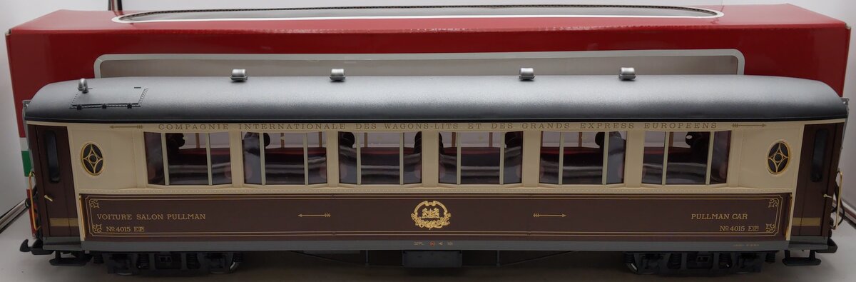 LGB 32650 G Scale Orient Express Voiture Salon Passenger Car - Metal Wheels LN/Box