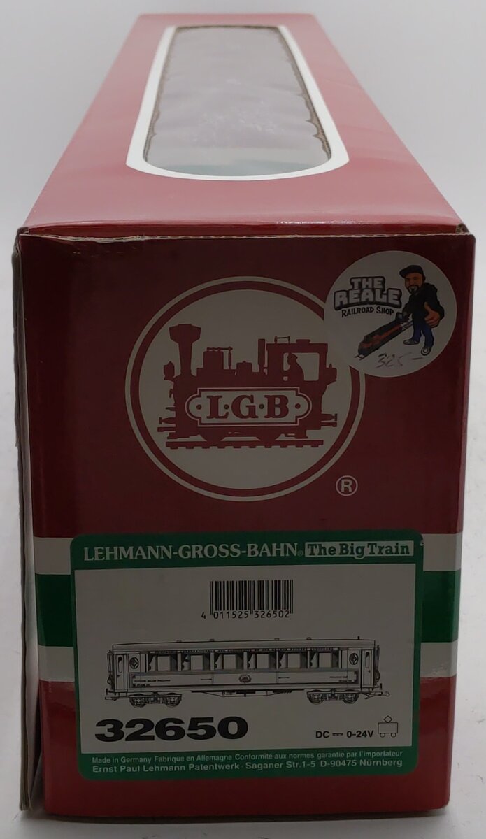 LGB 32650 G Scale Orient Express Voiture Salon Passenger Car - Metal Wheels LN/Box
