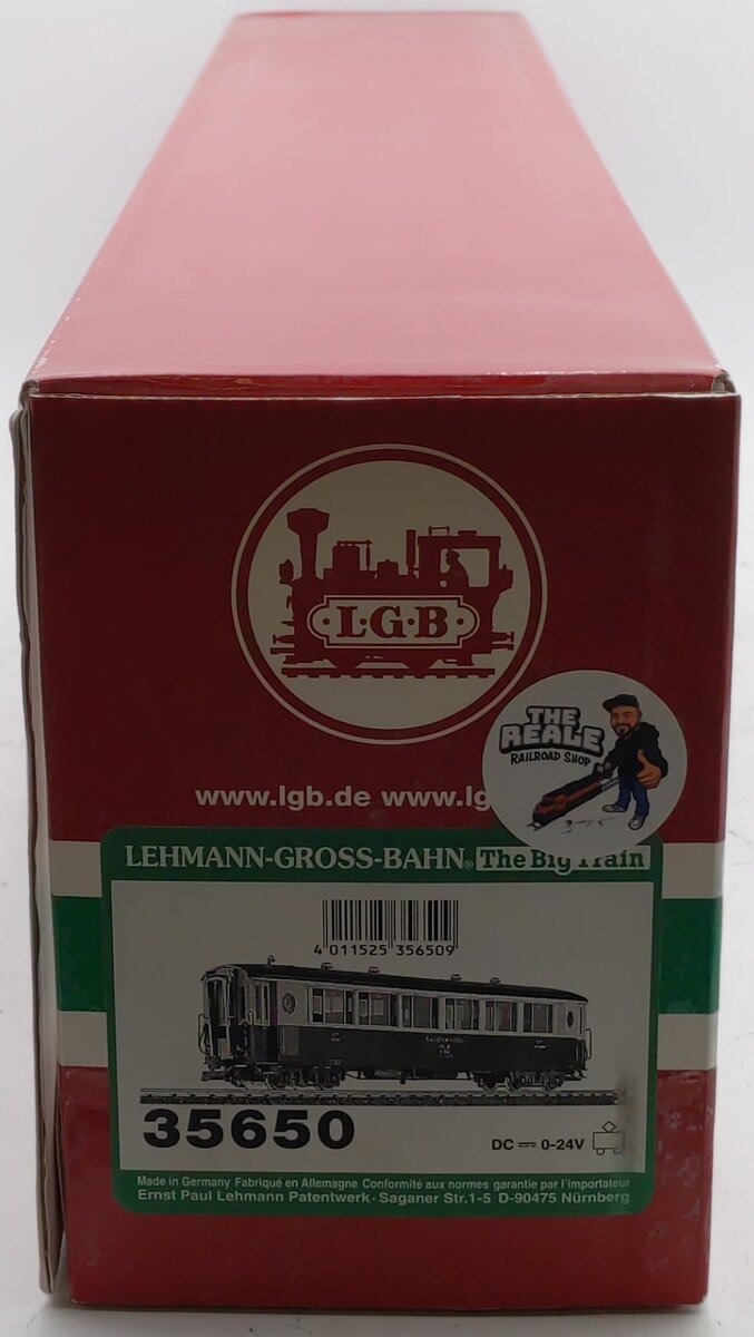 LGB 35650 G Scale RhB Salon Car #1144 - Metal Wheels EX/Box