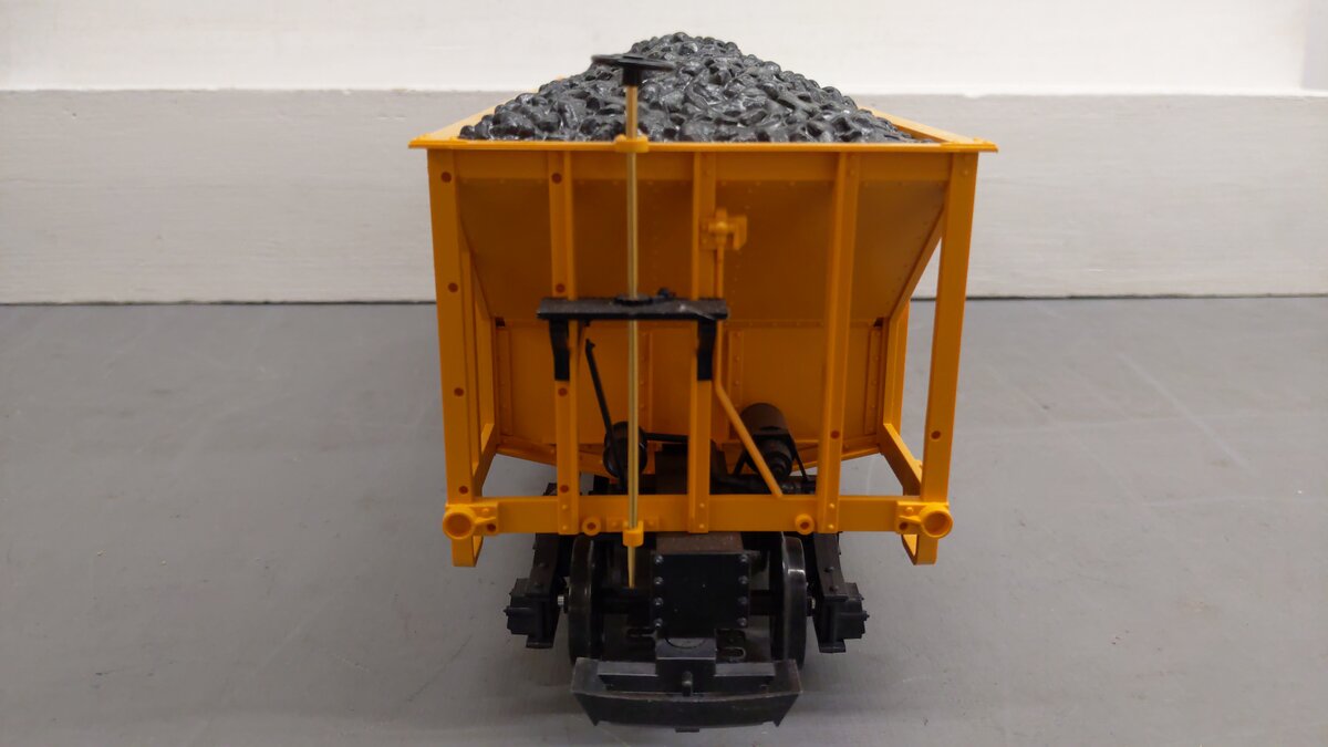 LGB 4076-X01 G Scale Peabody 2-Bay Hopper Car w/Coal Load EX/Box