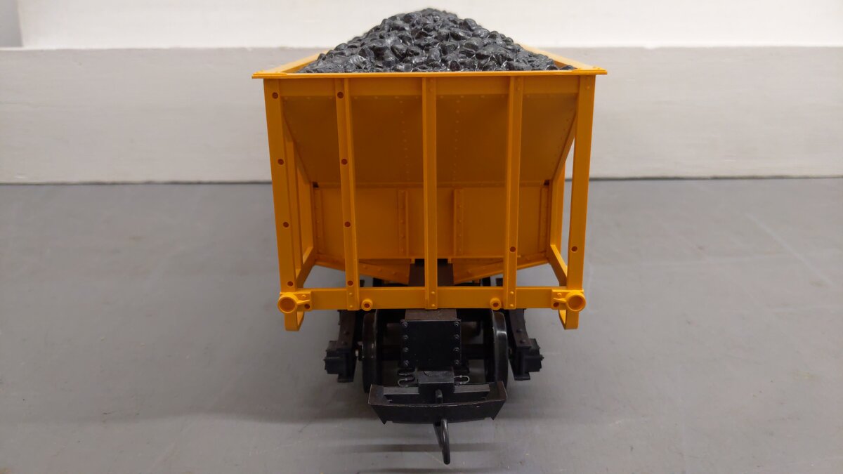 LGB 4076-X01 G Scale Peabody 2-Bay Hopper Car w/Coal Load EX/Box