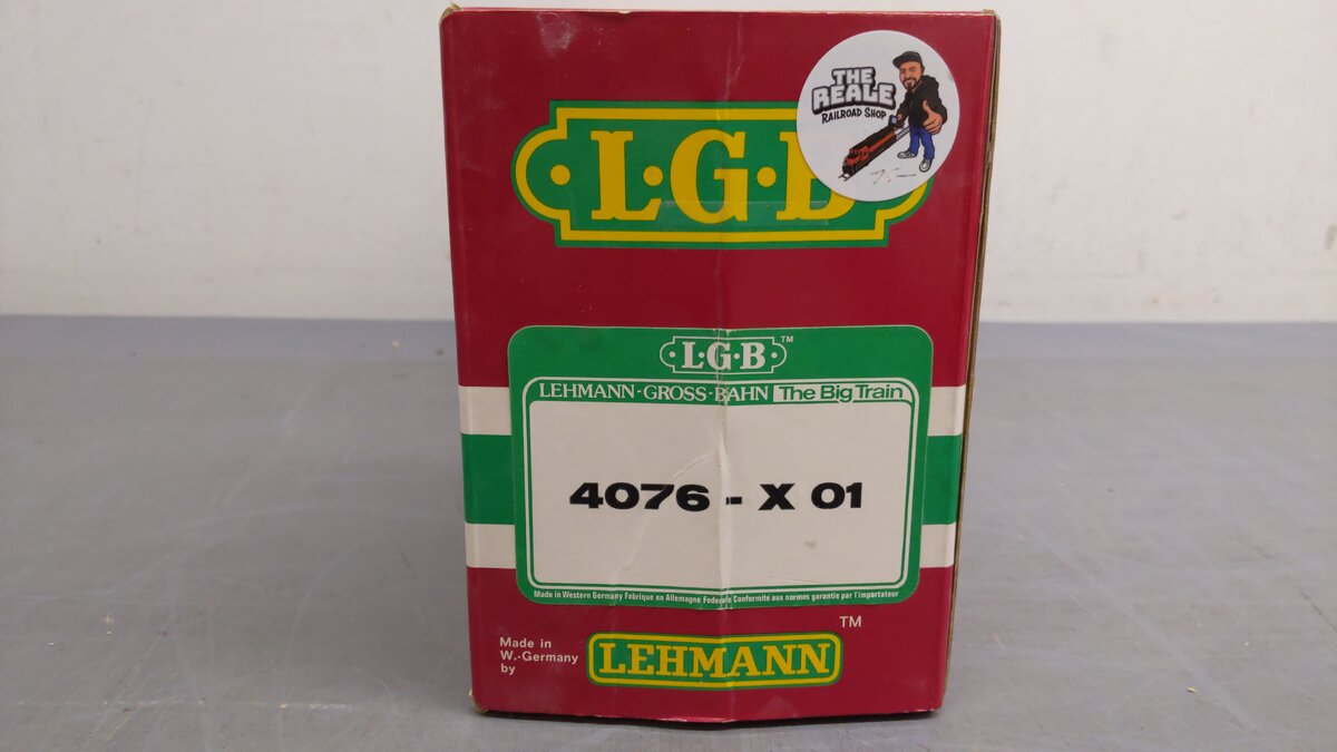 LGB 4076-X01 G Scale Peabody 2-Bay Hopper Car w/Coal Load EX/Box