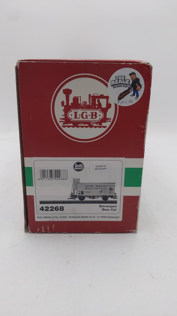 LGB 42268 Wulle Brewery Beer Car EX/Box