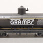 LGB 4080-Y02 G Scale UTLX "Gramps" Single Dome Tank Car (Metal Wheels) EX/Box