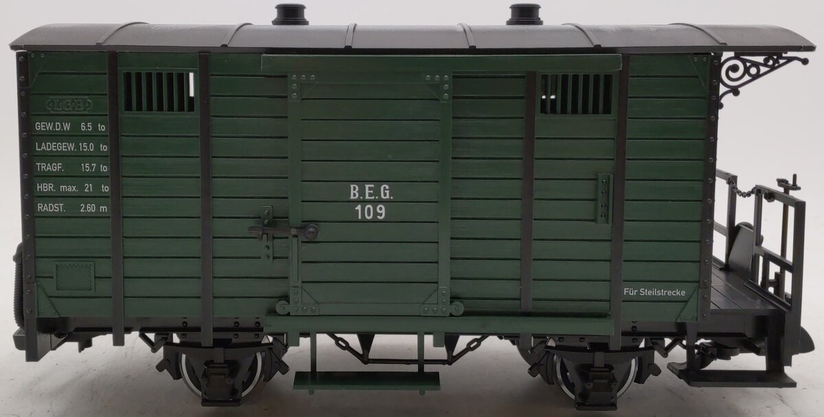 LGB 41300 G BEG Güterwagen #109 (Metal Wheels) LN/Box