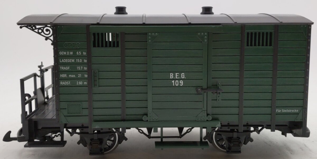 LGB 41300 G BEG Güterwagen #109 (Metal Wheels) LN/Box