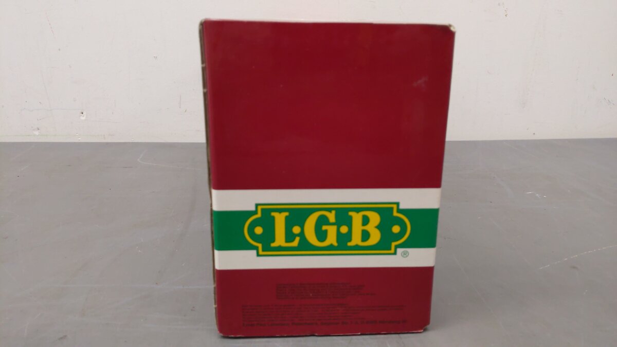 LGB 4085 WP&Y Flatcar w/Container (Metal Wheels) VG/Box