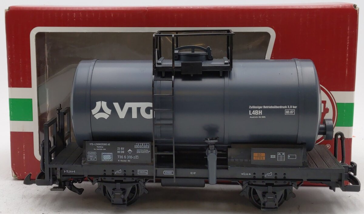 LGB 41403 G Scale VTG Tank Car EX/Box