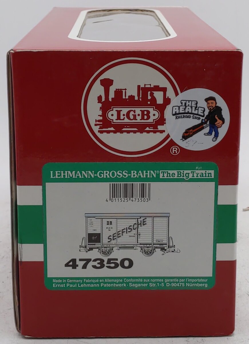 LGB 47350 G Scale Seefische Boxcar (Metal Wheel)S LN/Box