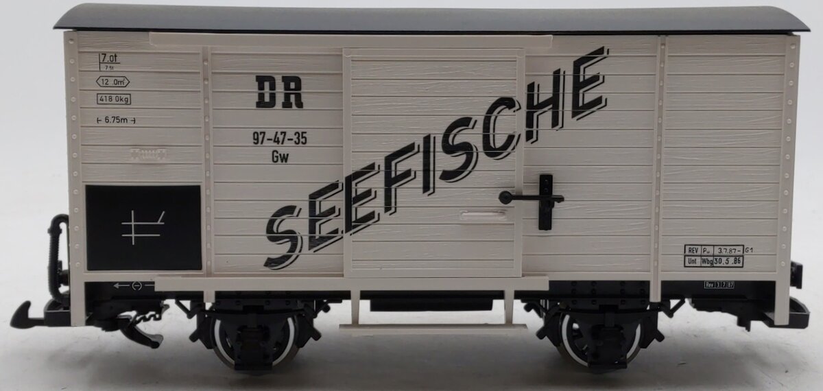 LGB 47350 G Scale Seefische Boxcar (Metal Wheel)S LN/Box