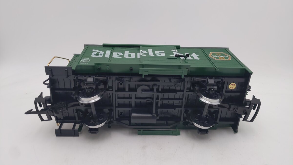 LGB 43260 G Scale Diebels Alt Beer Car w/ Plastic Wheels VG/Box