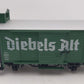 LGB 43260 G Scale Diebels Alt Beer Car w/ Plastic Wheels VG/Box