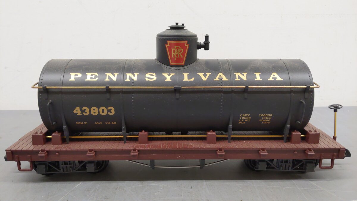 LGB 43803 G Scale Pennsylvania Single Dome Tank Car EX/Box
