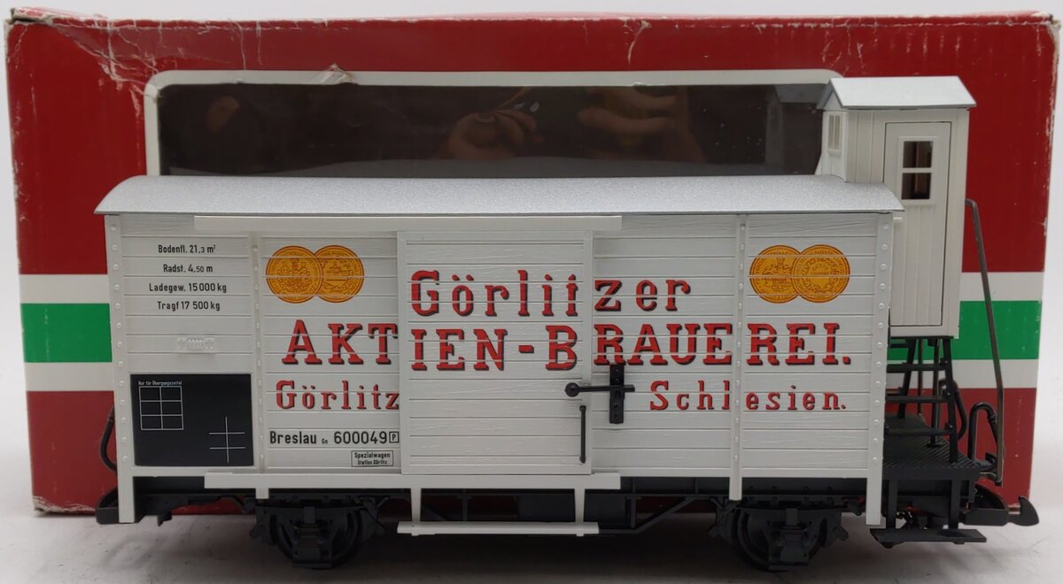 LGB 43355 G Scale Gorlitzer Beer Car