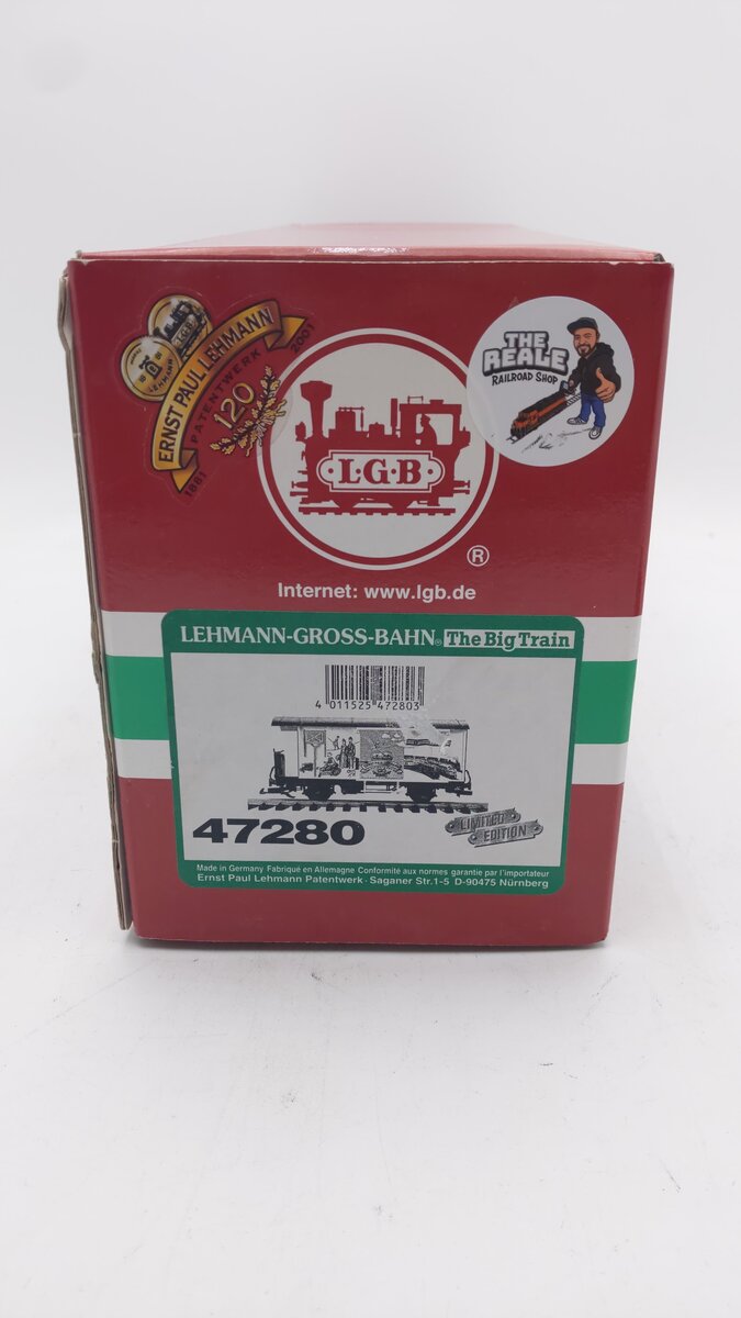 LGB 47280 120th Anniversary Boxcar VG/Box
