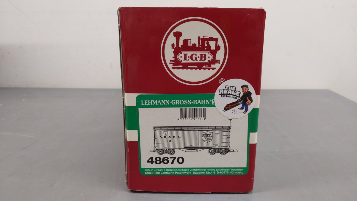 LGB 48670 Sandy River & Rangeley Lakes Boxcar EX/Box