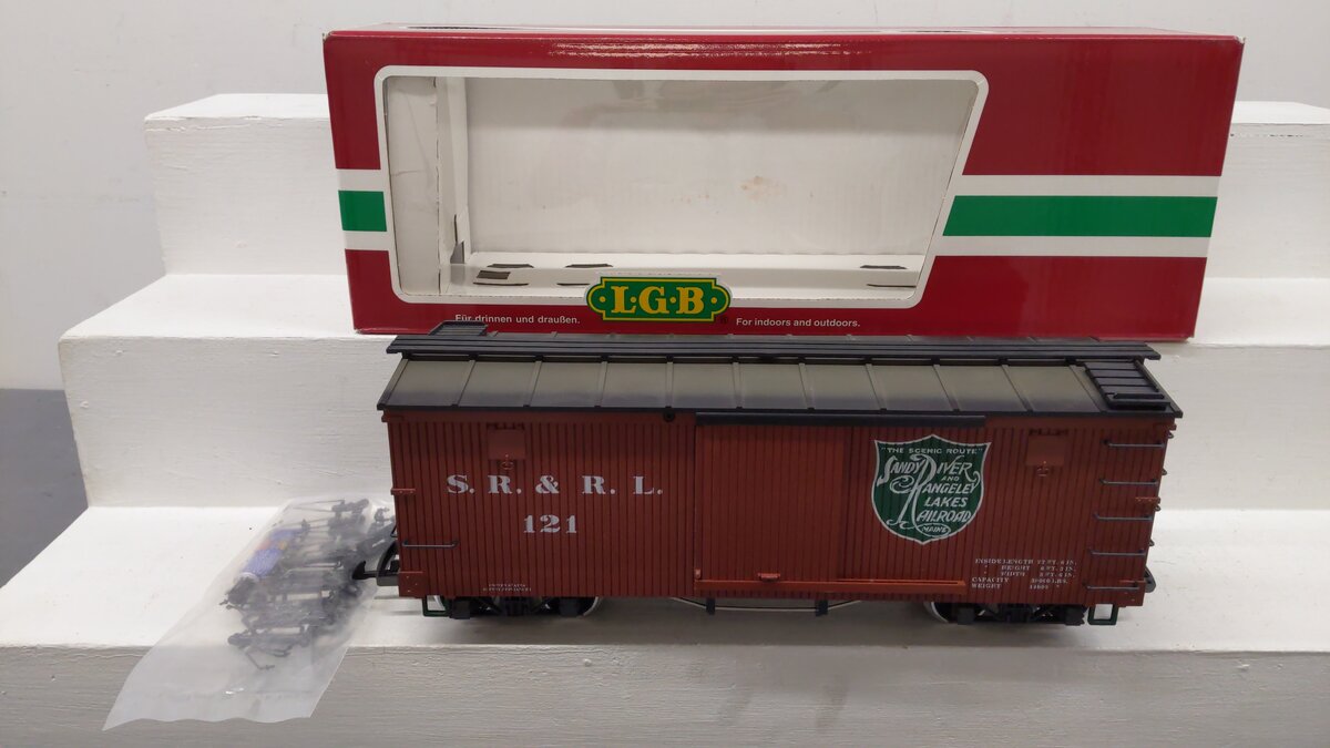 LGB 48670 Sandy River & Rangeley Lakes Boxcar EX/Box
