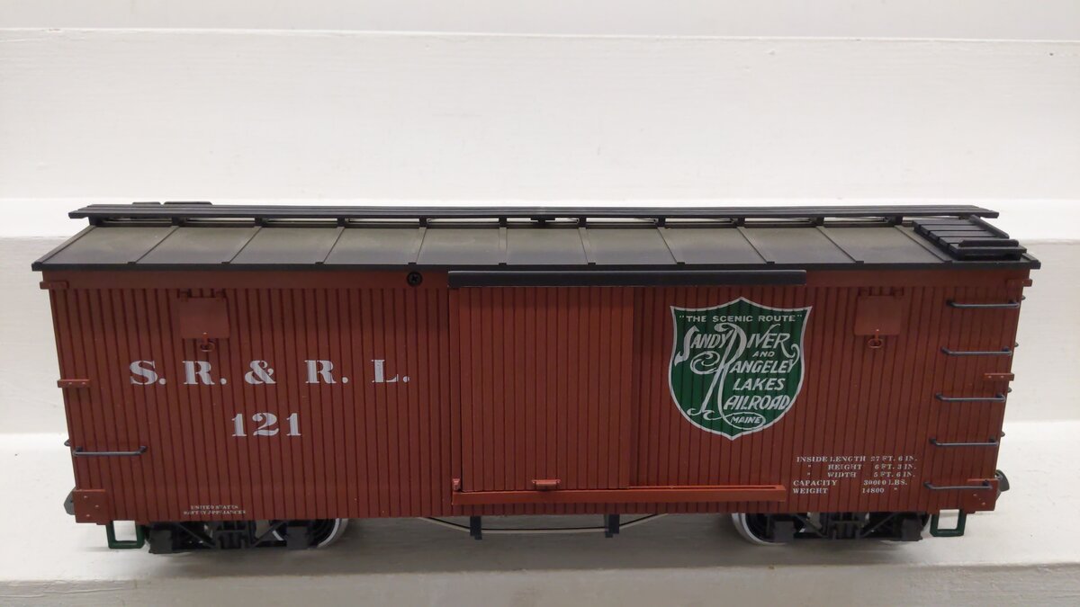 LGB 48670 Sandy River & Rangeley Lakes Boxcar EX/Box