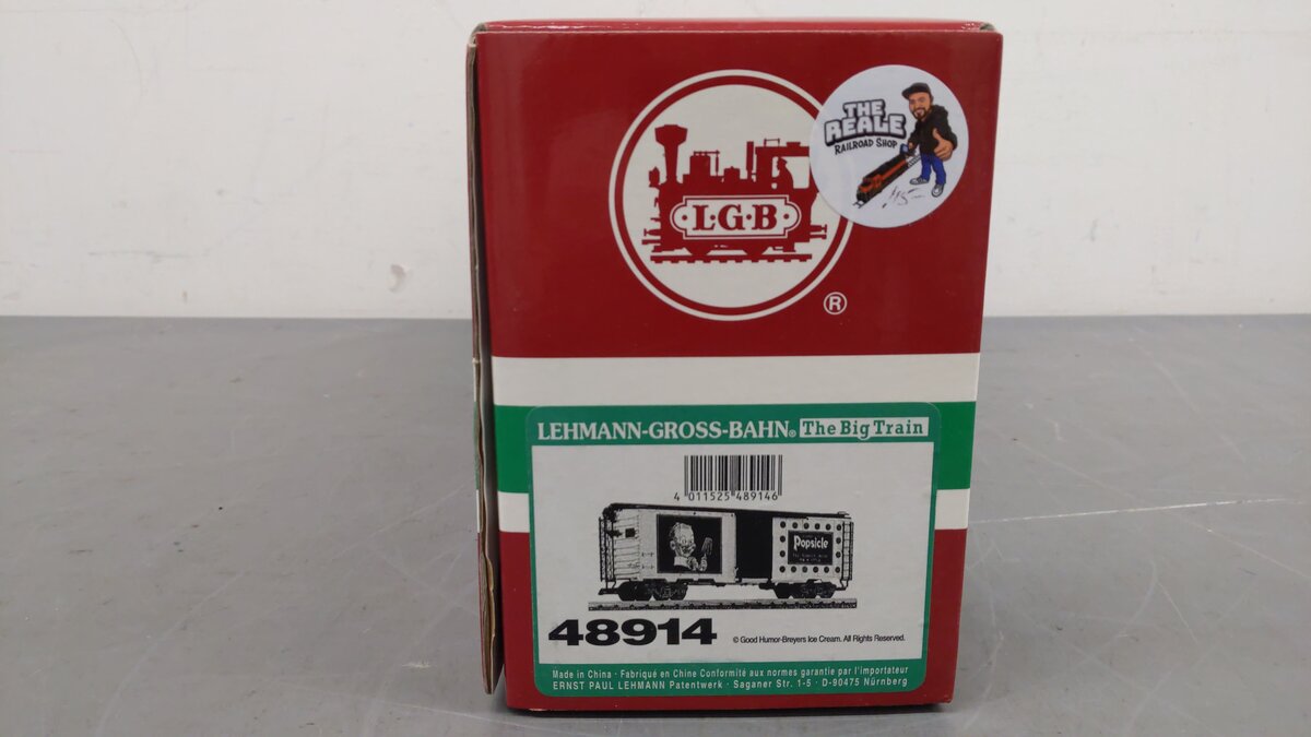 LGB 48914 G Scale Popsicle Boxcar EX/Box