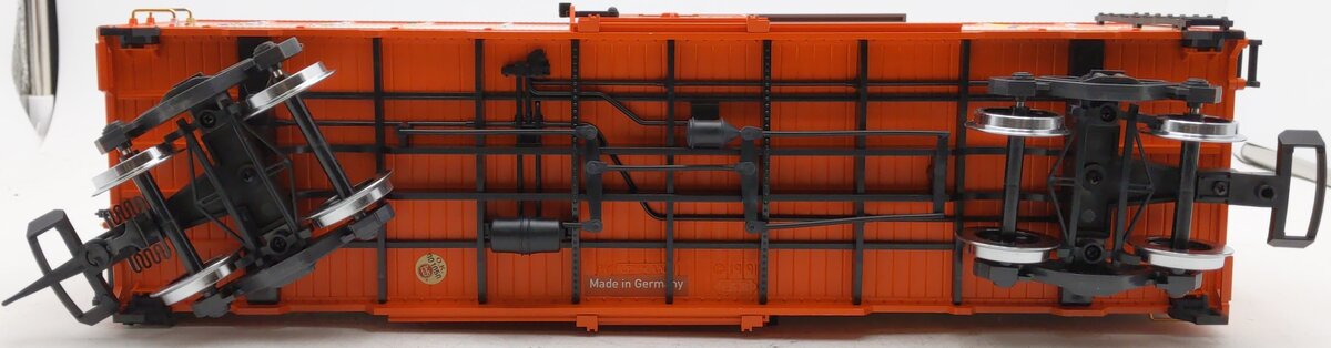 LGB 48910 G Scale Creamsicle Popsicle Boxcar (Metal Wheels) LN/Box