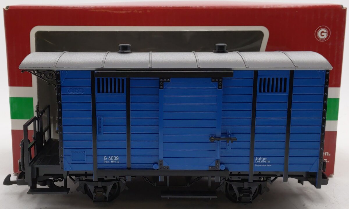 LGB 43300 G Scale Stainz Local Boxcar #G4009 LN/Box